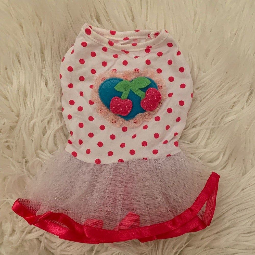 Small dog tutu dress